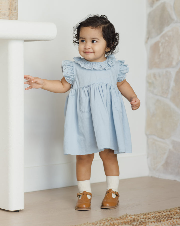 Quincy Mae Sophie Dress - Chambray