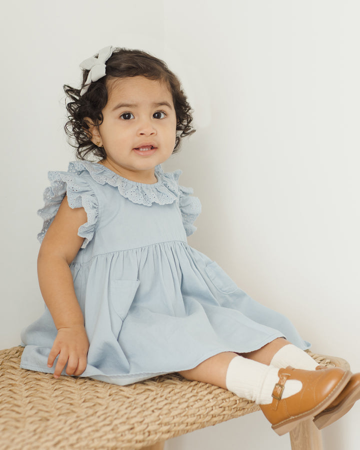 Quincy Mae Sophie Dress - Chambray