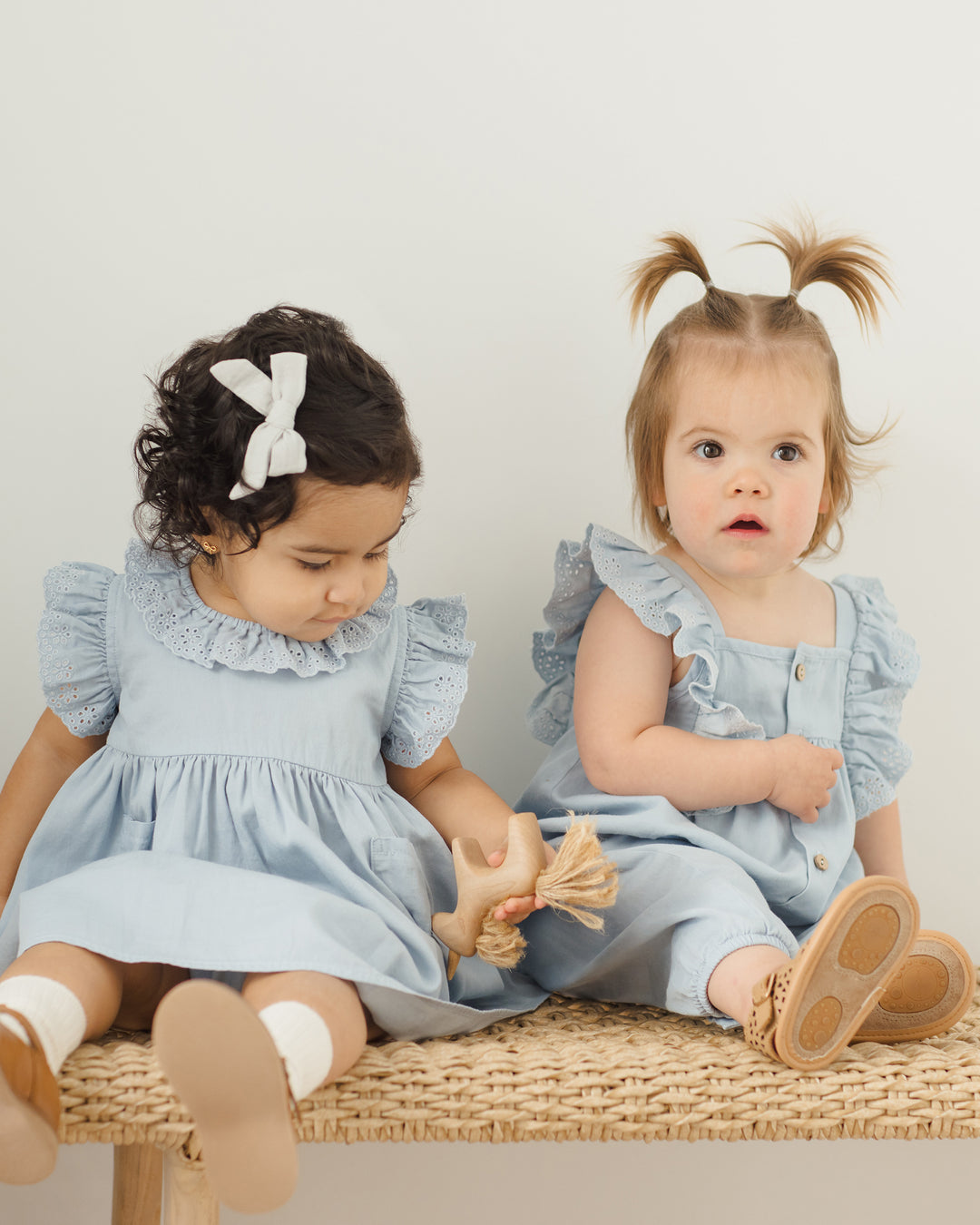 Quincy Mae Sophie Dress - Chambray