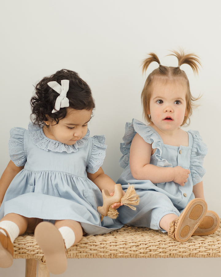 Quincy Mae Sophie Dress - Chambray