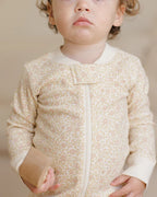 Zip Longsleeve Sleeper - Primrose
