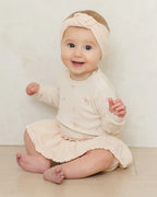 Waffle Long Sleeve Bodysuit - Vintage Rose