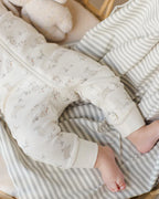 Zip Longsleeve Sleeper - Bunnies