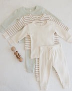 Waffle Top + Pant Set - Mint