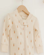 Zip Longsleeve Sleeper - Carrots