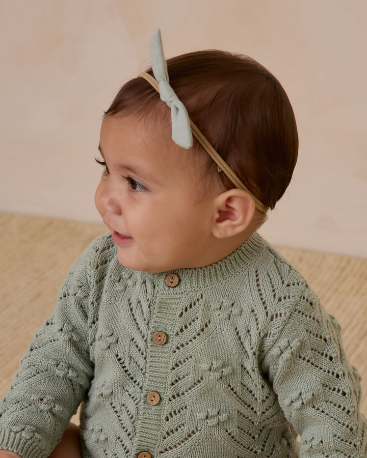 Quincy Mae Knit Cardigan - Sage