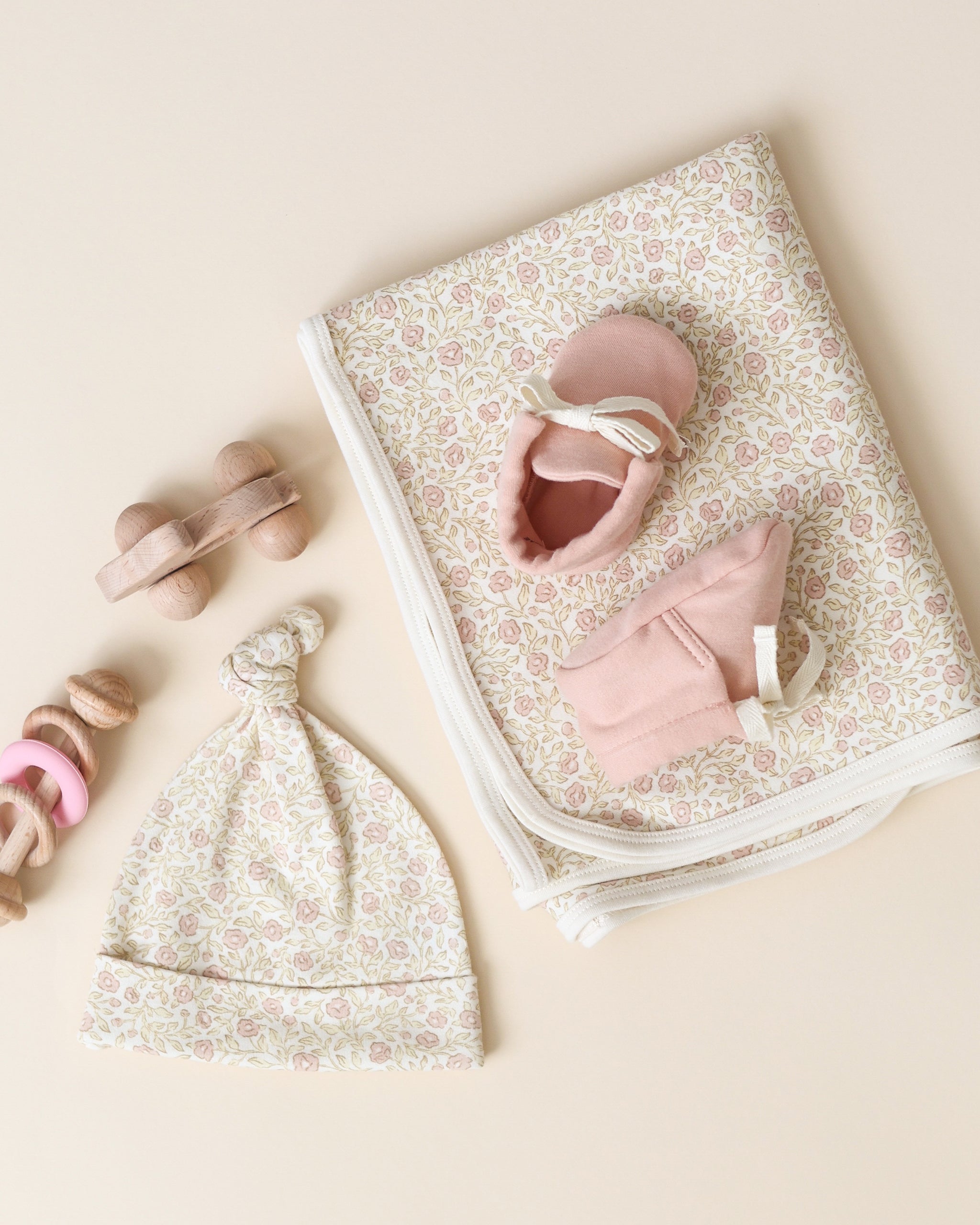 Quincy Mae Knotted Baby Hat - Primrose