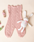 Mira Knit Romper - Melon