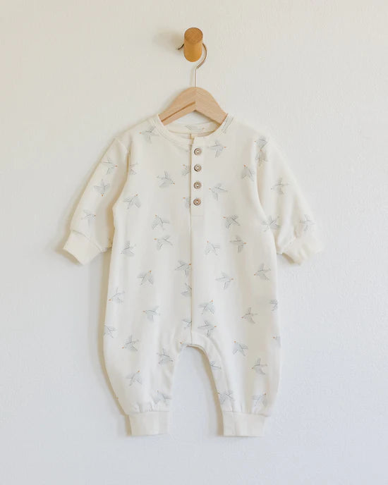 Quincy Mae Relaxed Jumpsuit - Birds