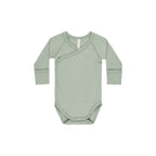 Side Snap Bodysuit - Sage
