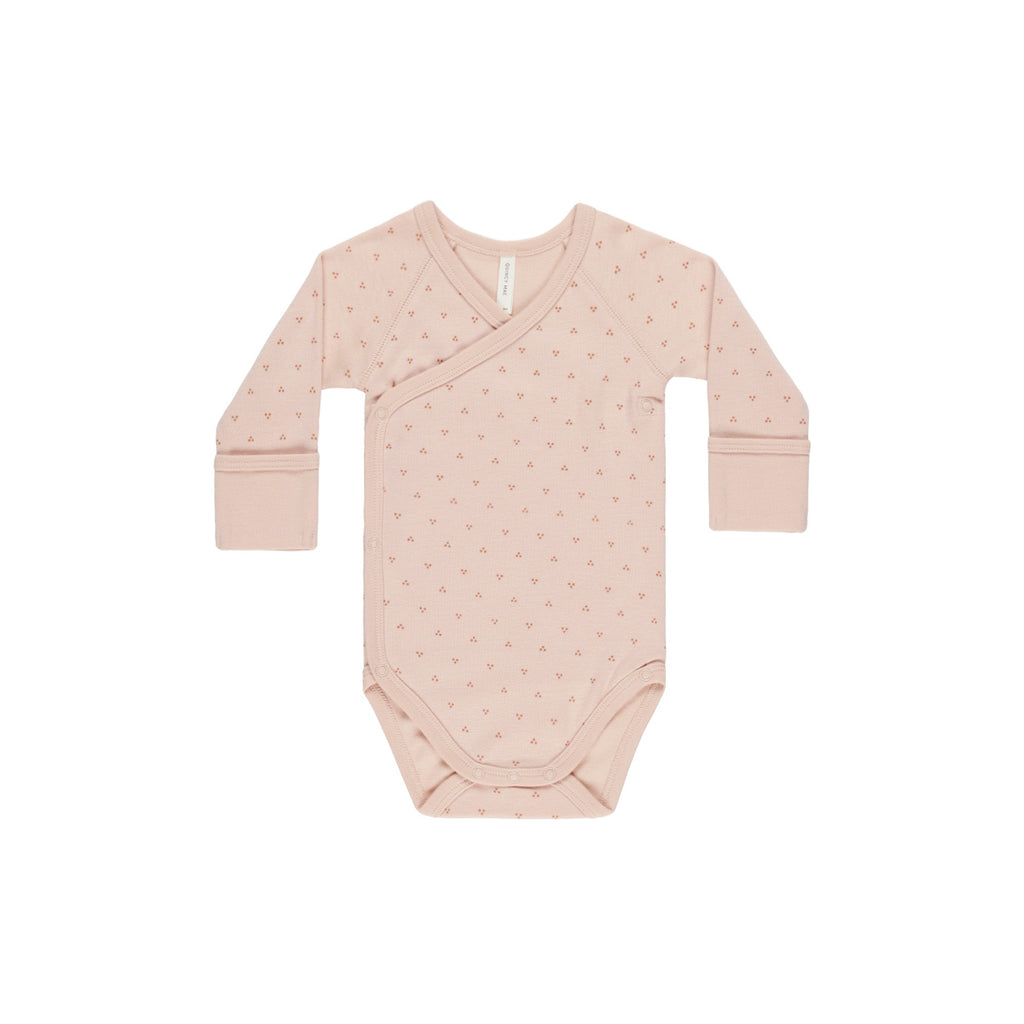 Quincy Mae Side Snap Bodysuit - Dotty