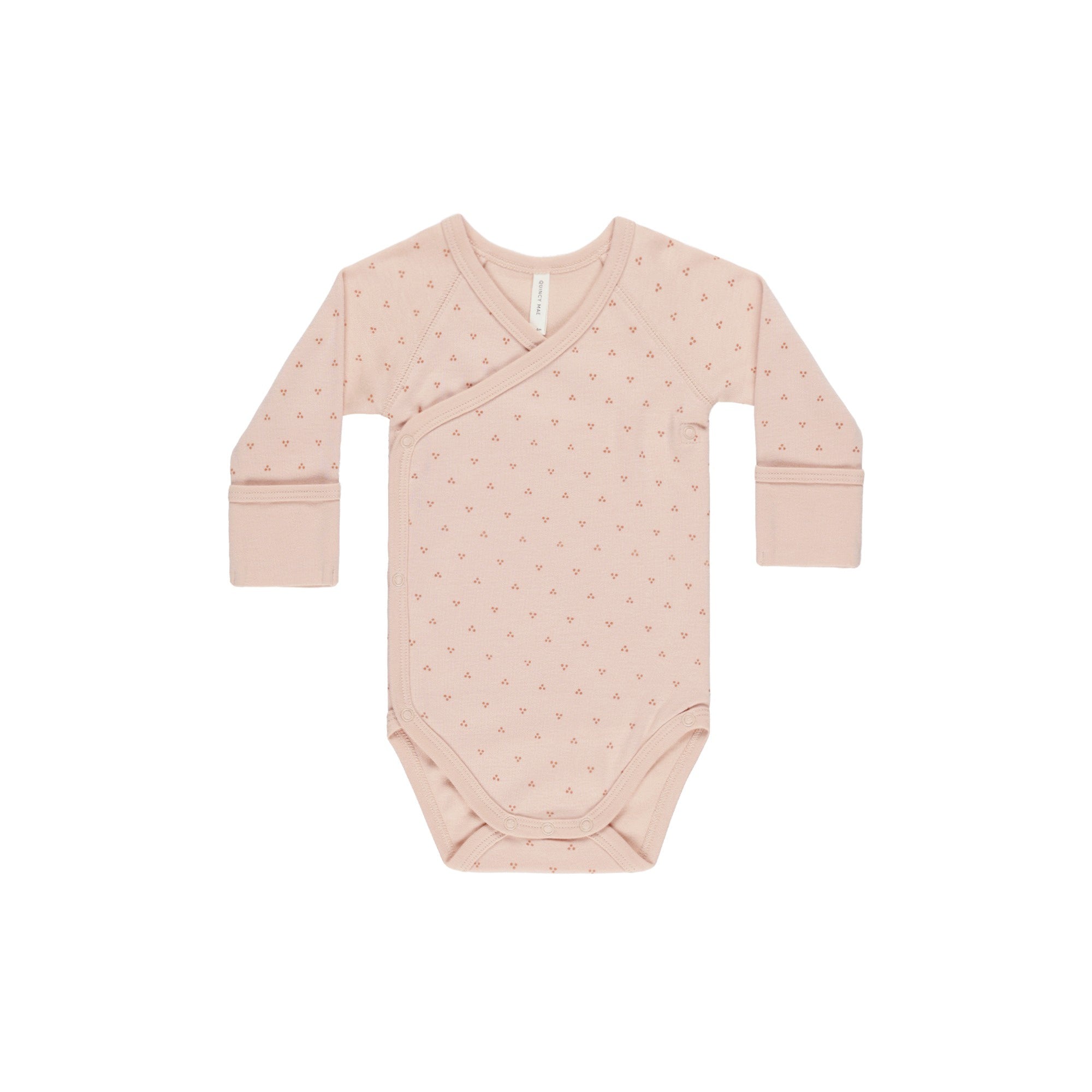 Quincy Mae Side Snap Bodysuit - Dotty
