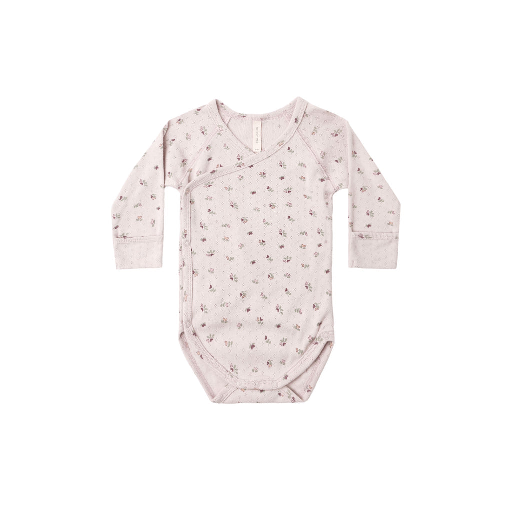 Side Snap Bodysuit Heart Ditsy