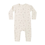 Ribbed Baby Jumpsuit - Fall Ditsy