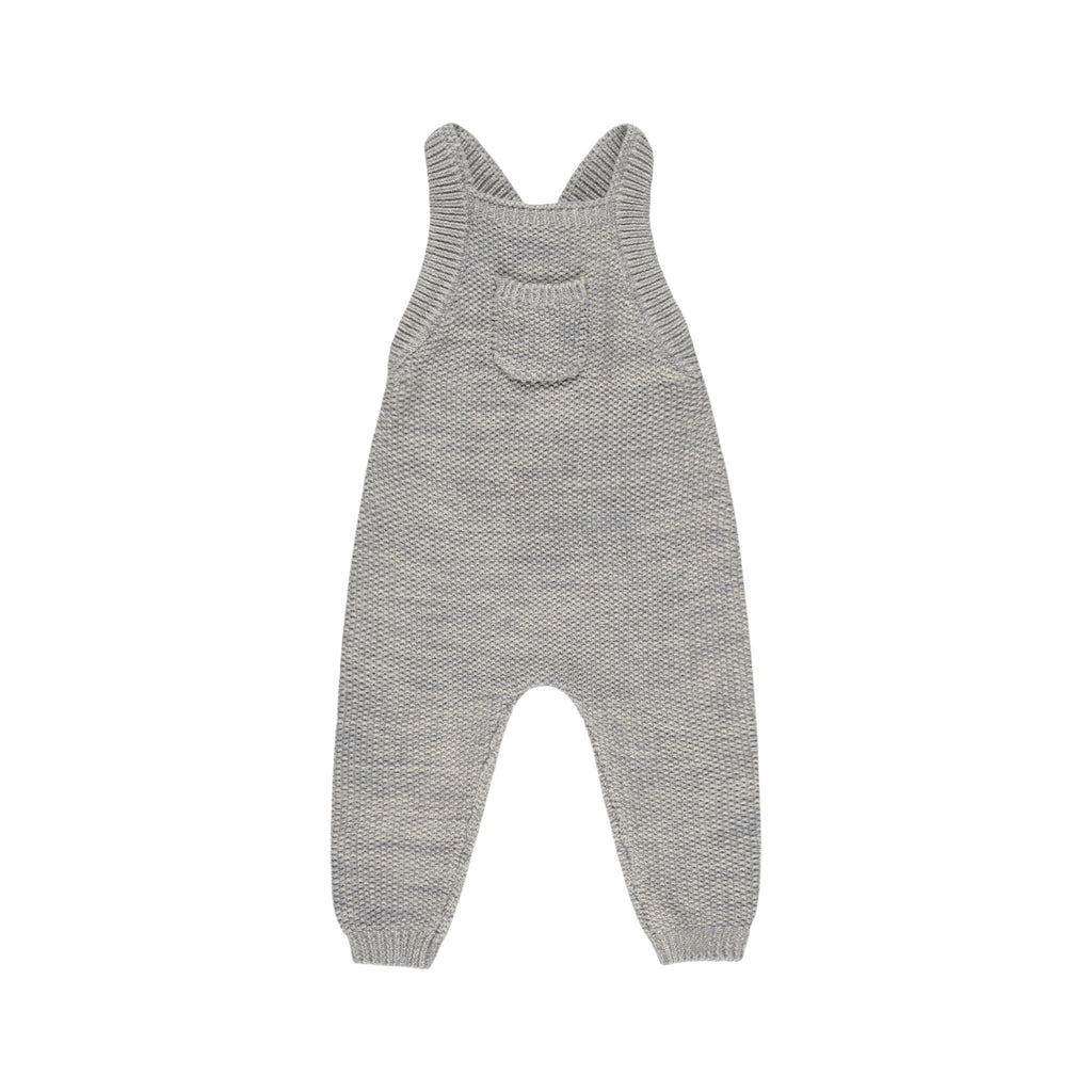 Quincy Mae Knit Overall Heathered - Blue