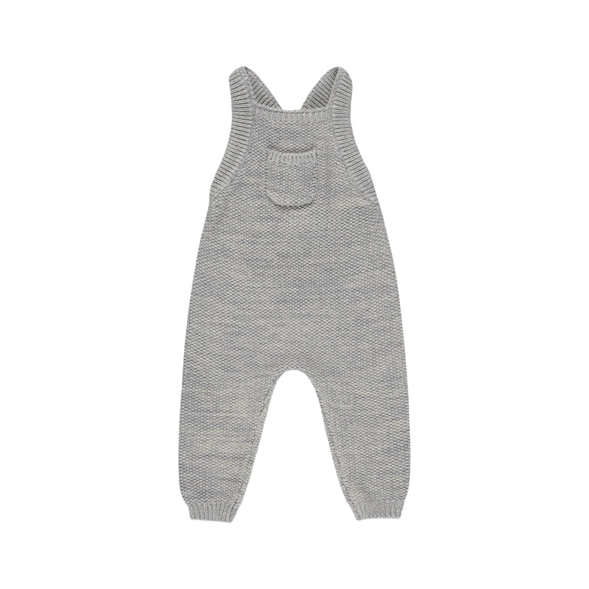 Quincy Mae Knit Overall Heathered - Blue