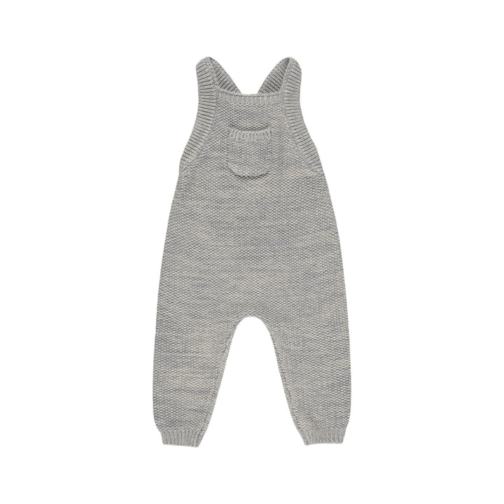 Quincy Mae Knit Overall Heathered - Blue