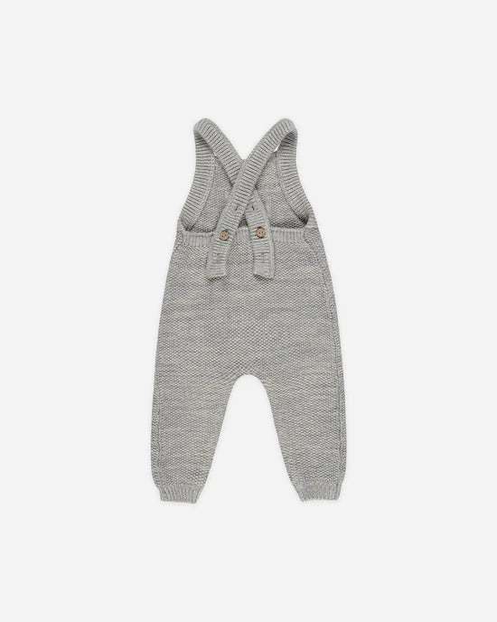 Quincy Mae Knit Overall Heathered - Blue