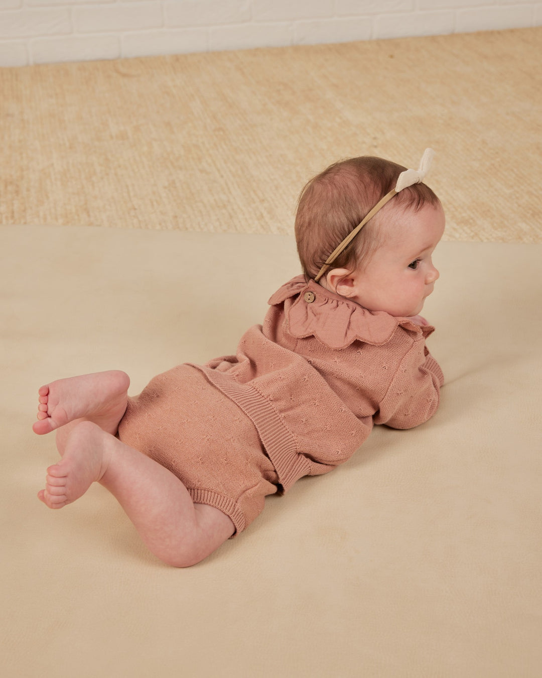 Quincy Mae Petal Knit Sweater - Rose