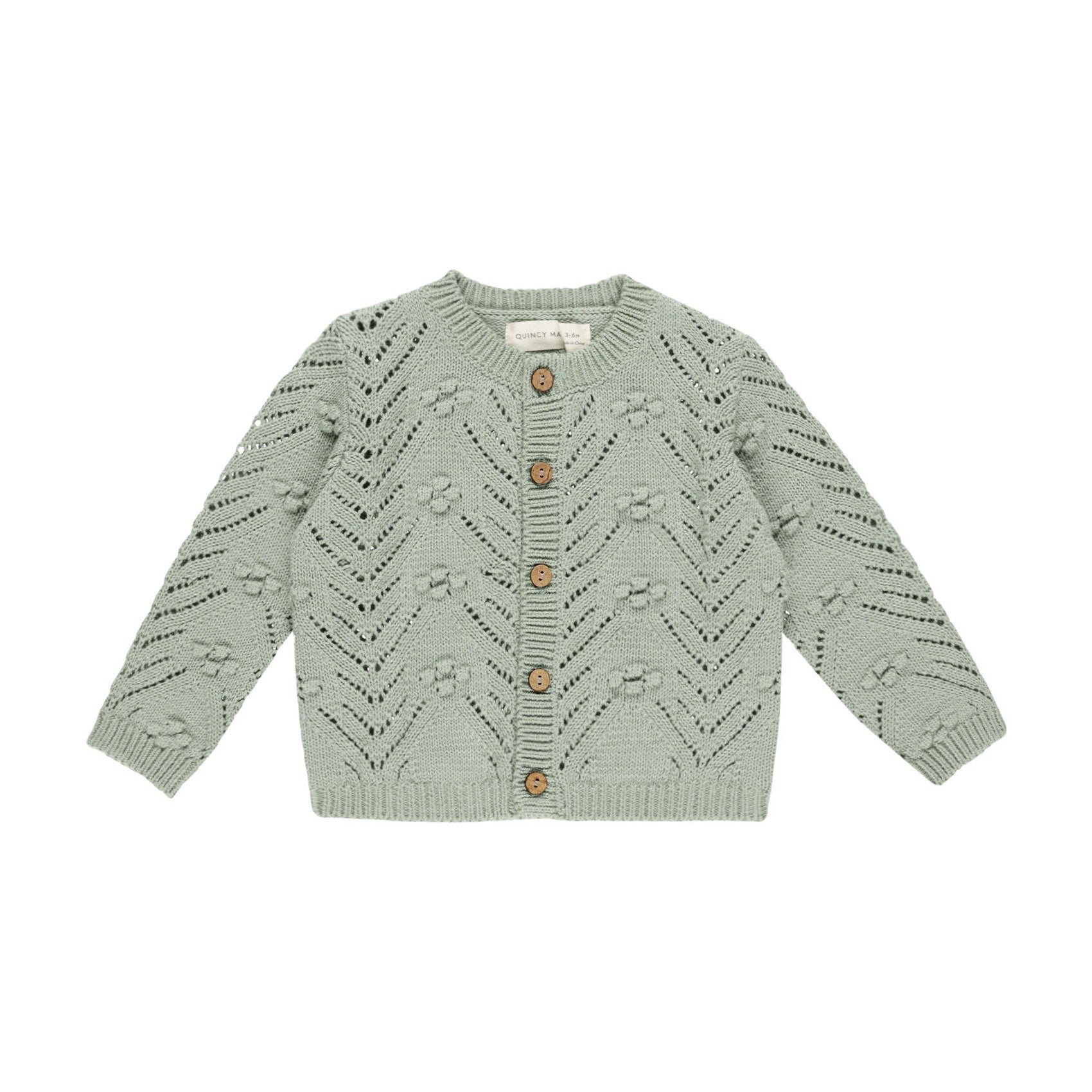 Quincy Mae Knit Cardigan - Sage