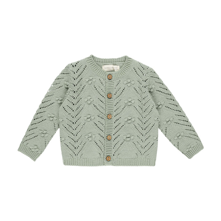 Quincy Mae Knit Cardigan - Sage