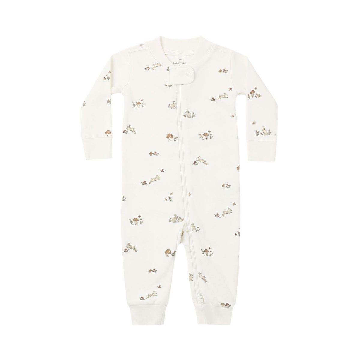 Zip Long Sleeve Sleeper - Bunnies