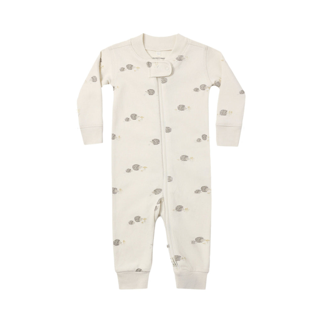 Zip Long Sleeve Sleeper - Hedgehog