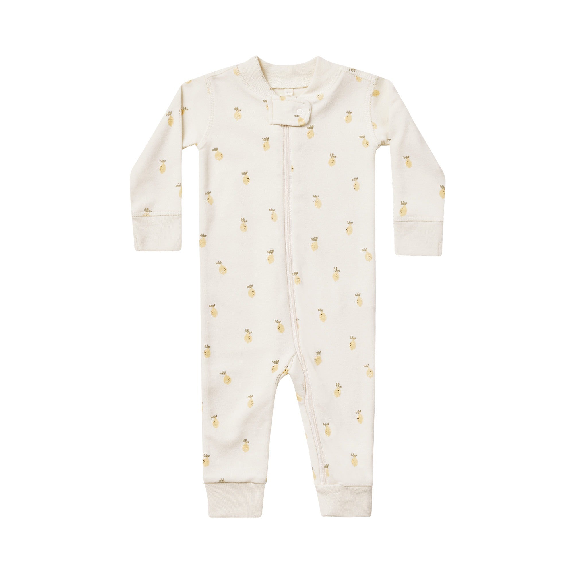 Quincy Mae Zip Long Sleeve Sleeper - Lemons