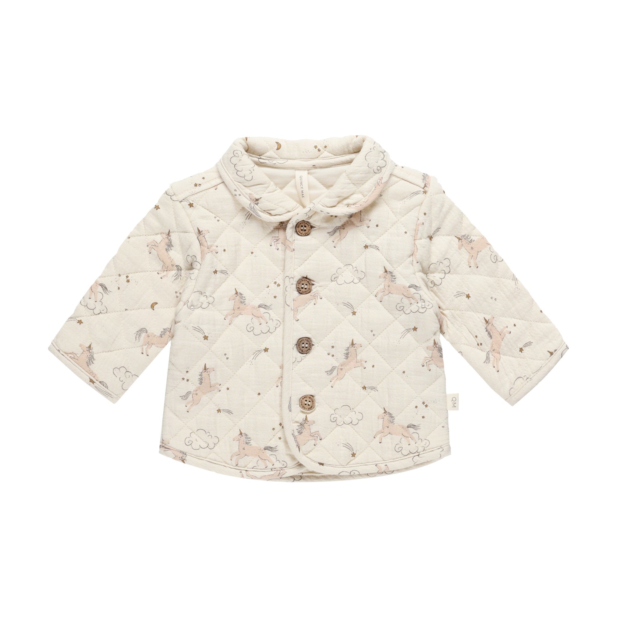Quincy Mae Quilted Jacket - Unicorns