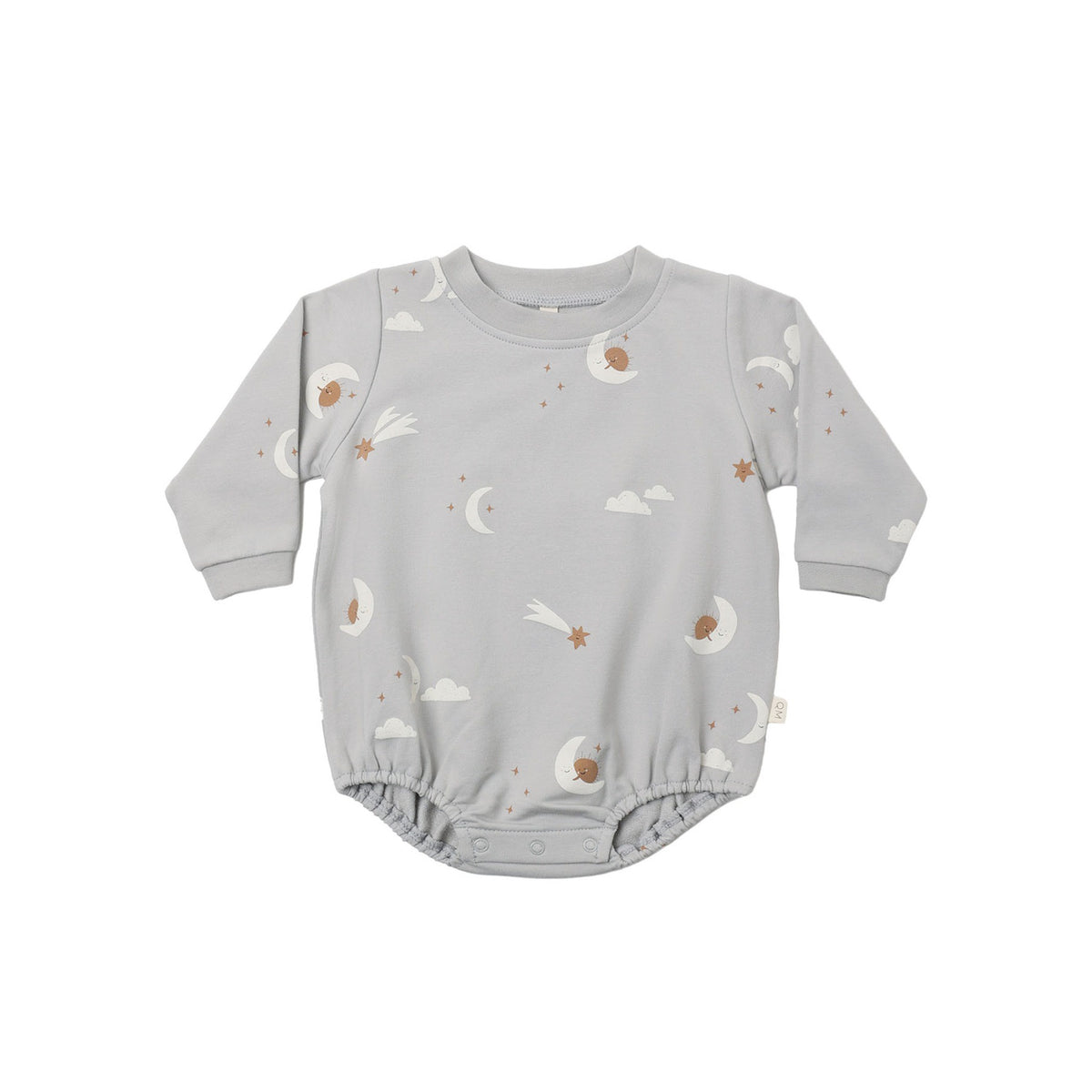 Crewneck Bubble Romper - Sky Friends