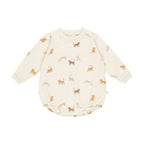 Crewneck Bubble Romper - Cats