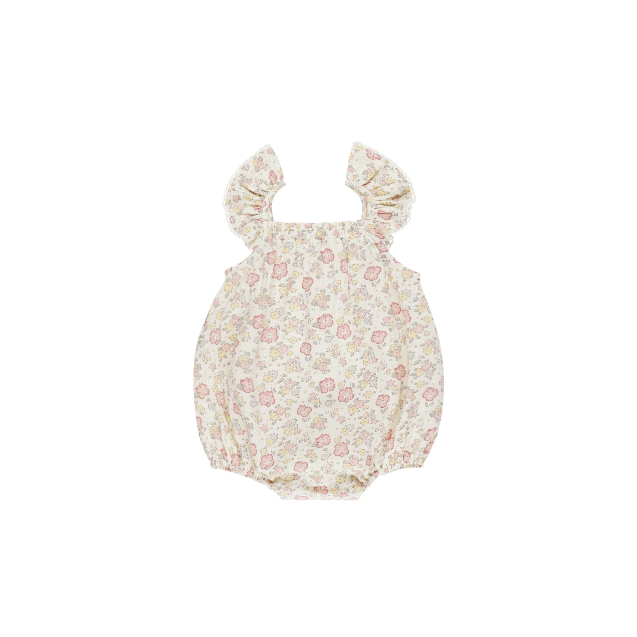 Quincy Mae Bonnie Romper - Bloom