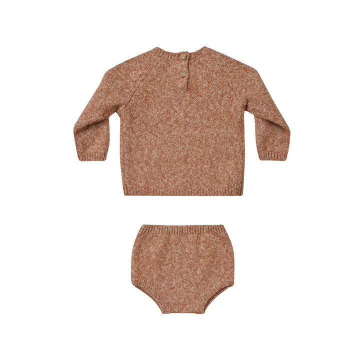 Quincy Mae Bailey Knit Set - Heathered Clay