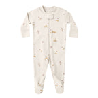 PRE-ORDER - Zip Long Sleeve Sleeper Footie Fox Land