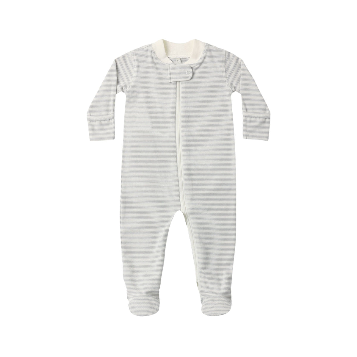 Zip Long Sleeve Sleeper Footie - Cloud Stripe