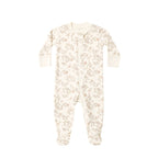 Zip Long Sleeve Sleeper Footie - Floral Vine