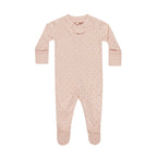 Zip Long Sleeve Sleeper Footie - Dotty