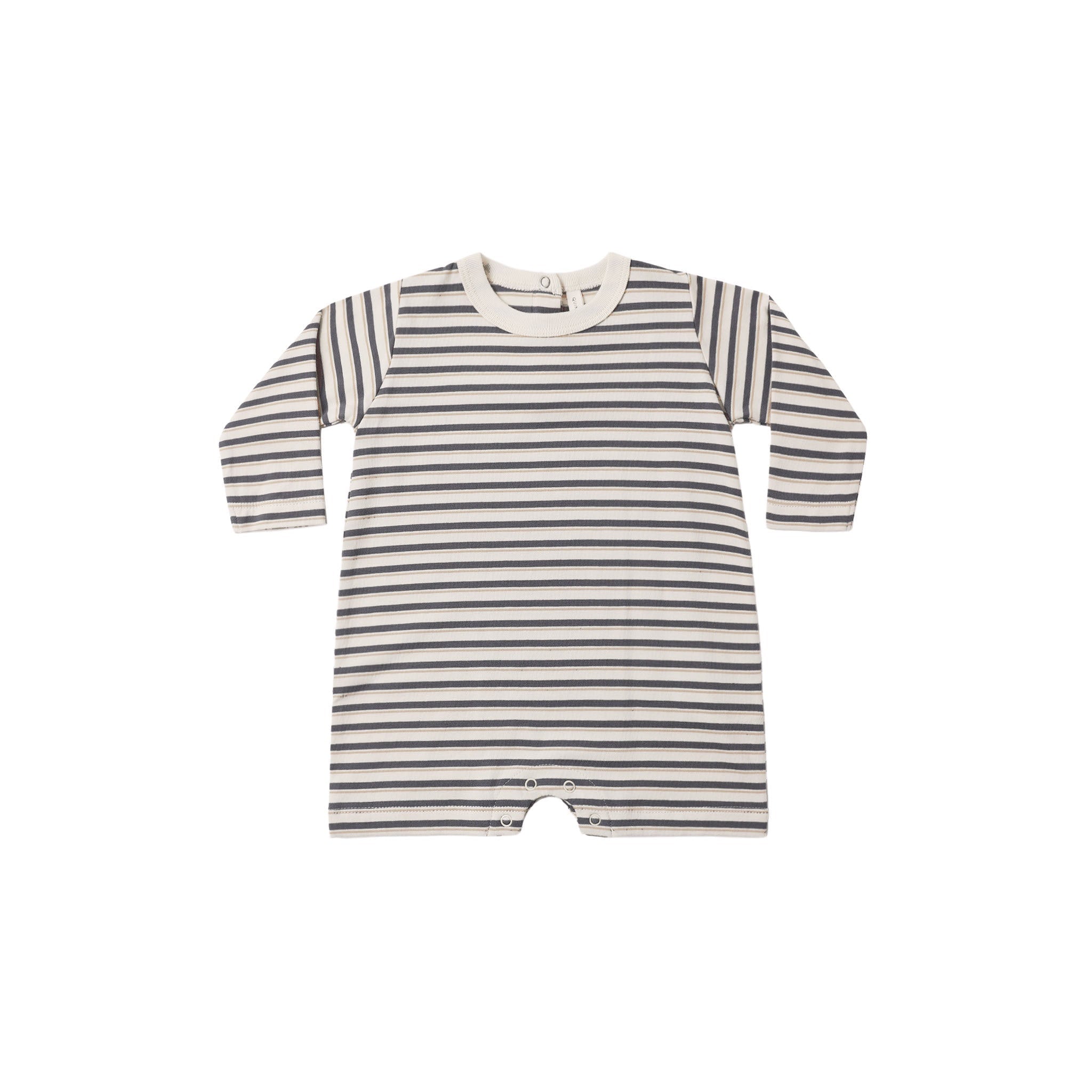 Long Sleeve Romper Vintage Stripe