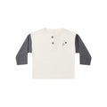 Long Sleeve Henley Tee Midnight