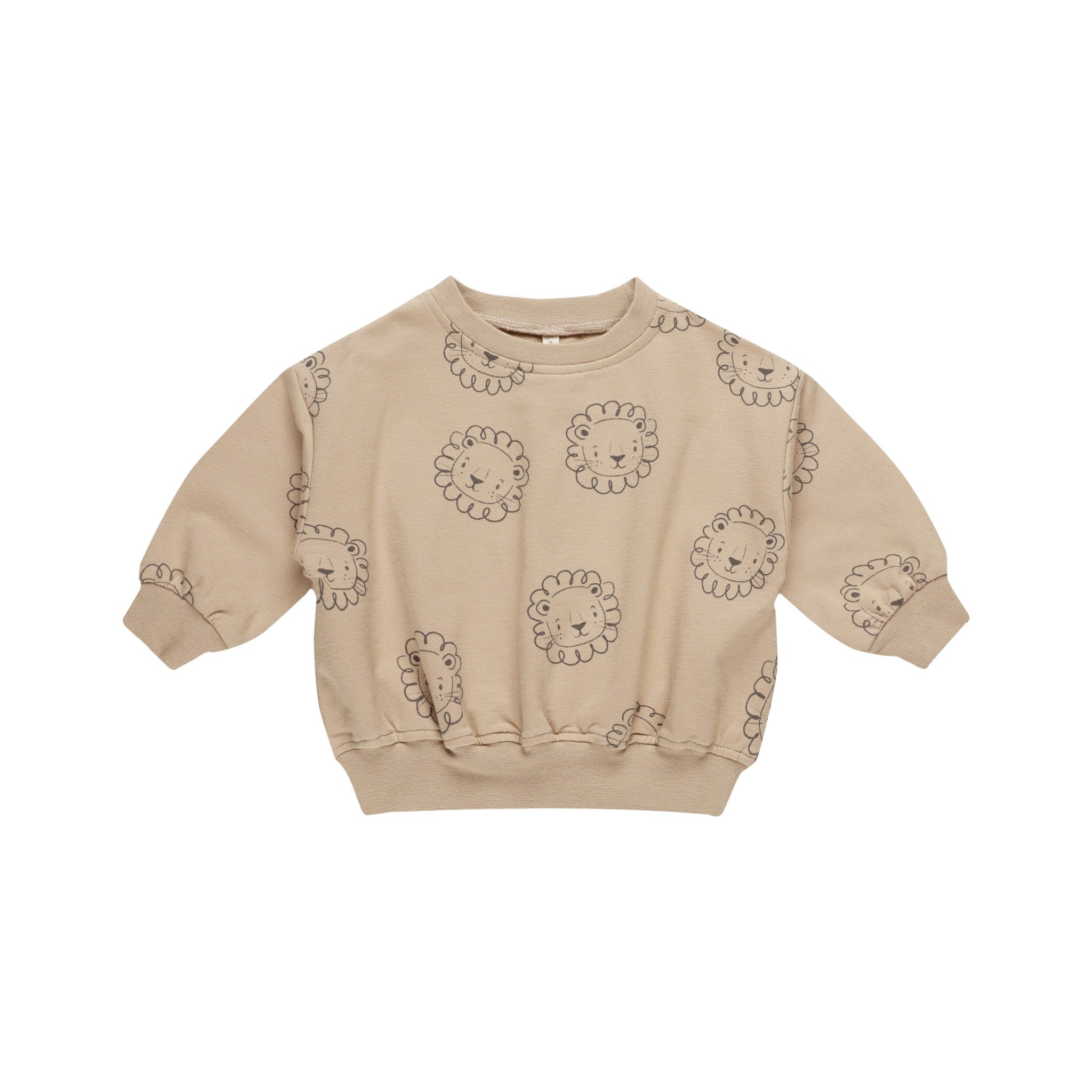 Quincy Mae Relaxed Fleece Sweatshirt - Lions