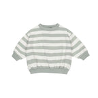 Relaxed Sweatshirt - Sage Stripe