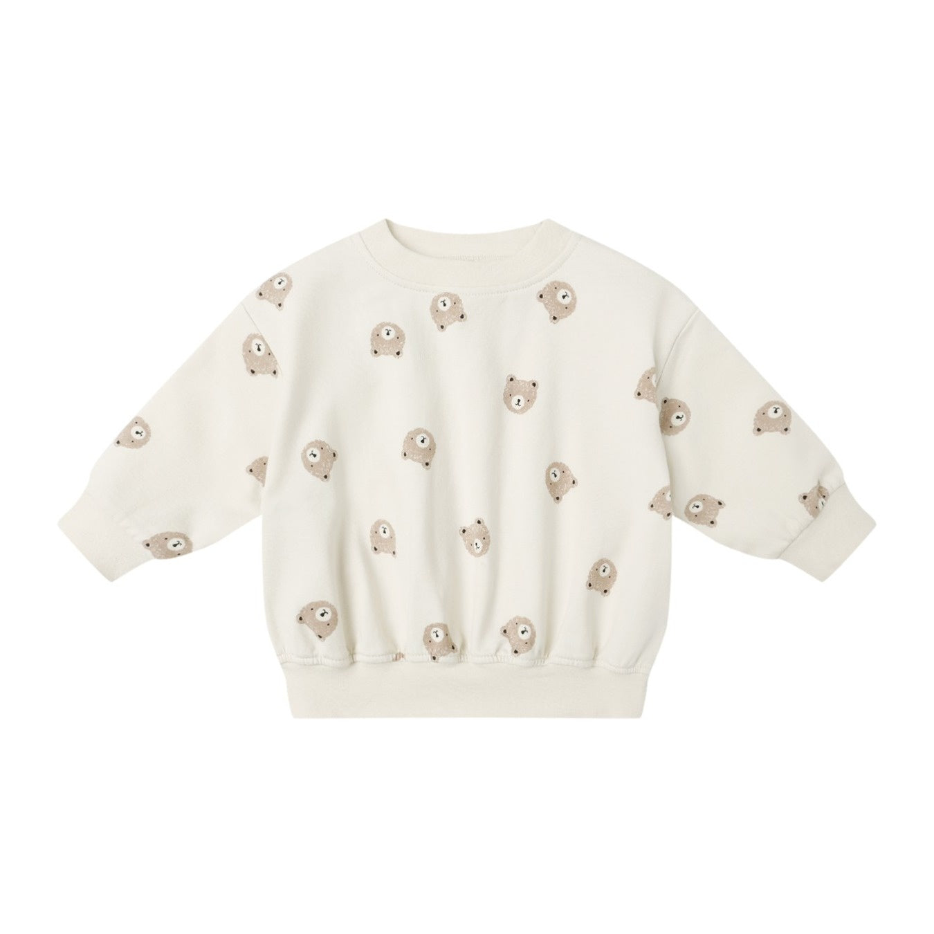 Quincy Mae Relaxed Sweatshirt - Brown Bear