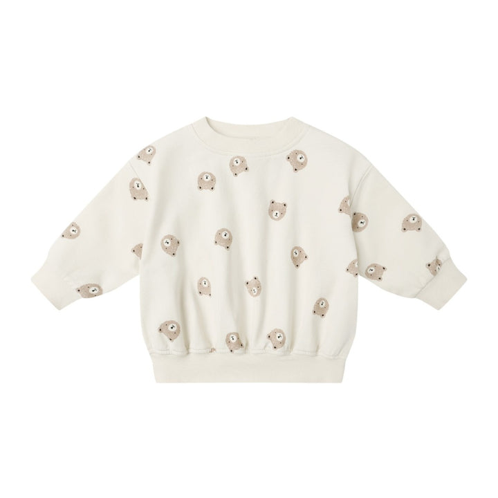 PRE-ORDER Quincy Mae Relaxed Sweatshirt || Brown Bear