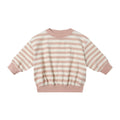 Relaxed Sweatshirt - Pink Stripe