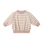 Relaxed Sweatshirt - Pink Stripe