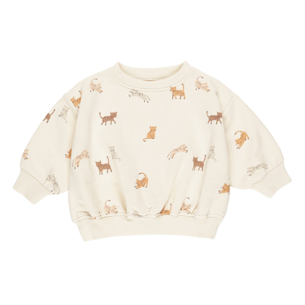 Quincy Mae Relaxed Sweatshirt - Cats