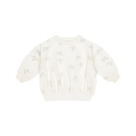 Quincy Mae Relaxed Sweatshirt - Birds