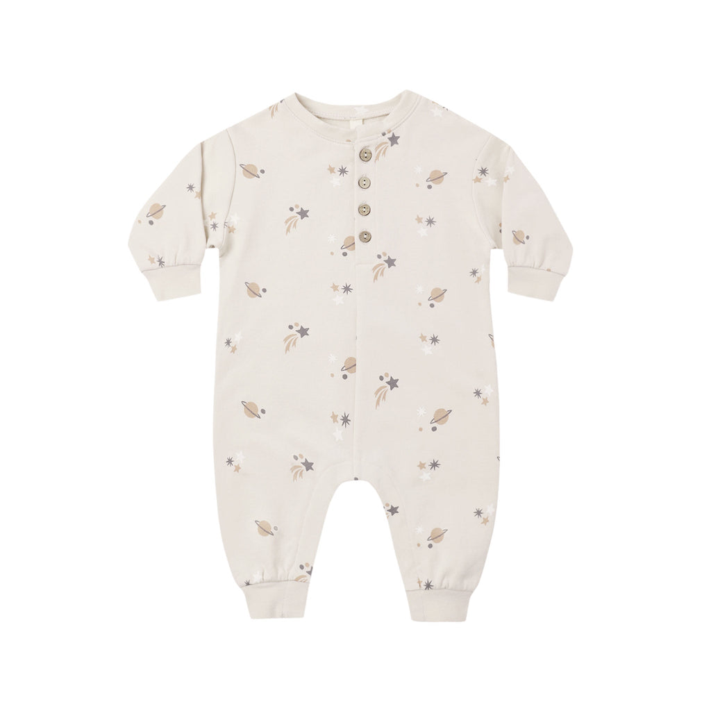 Relaxed Fleece Jumpsuit Space