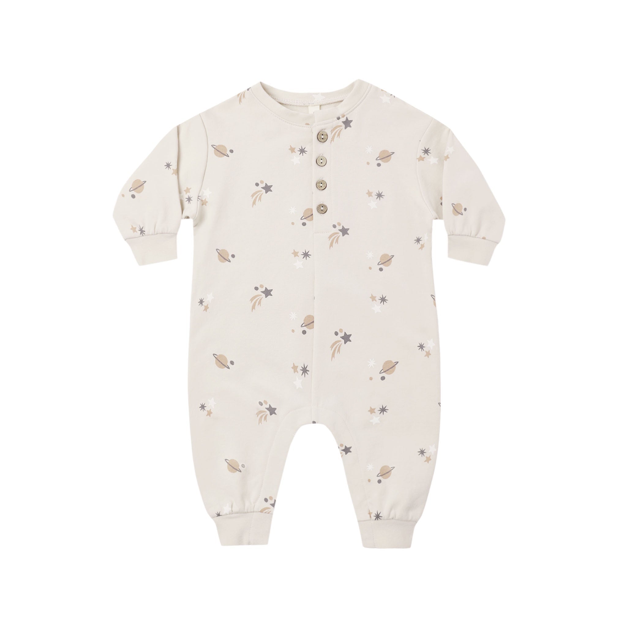 Relaxed Fleece Jumpsuit Space