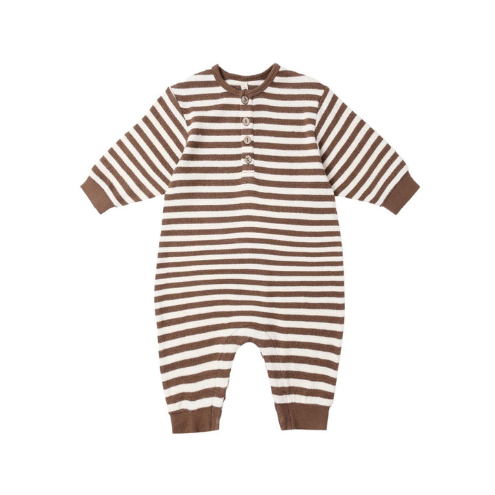 PRE-ORDER Quincy Mae Relaxed Jumpsuit || Cedar Stripe